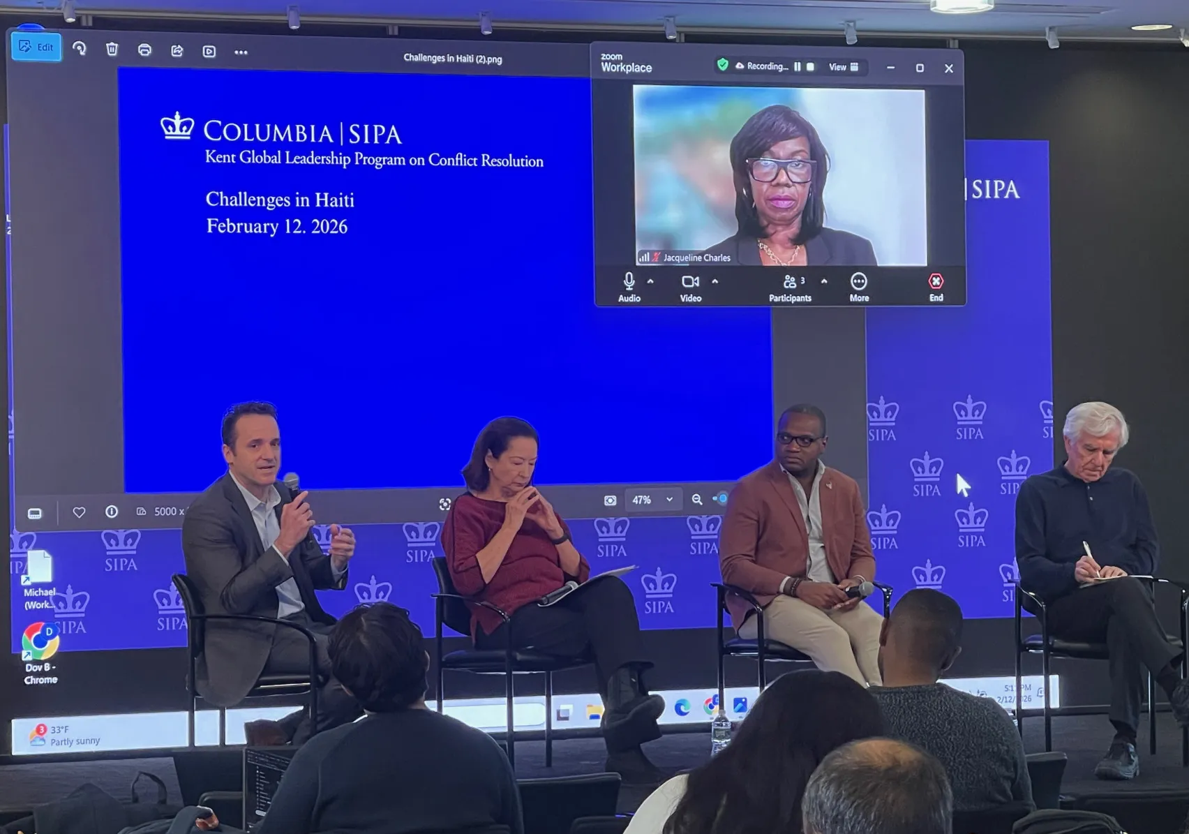 Kent panel on Haiti